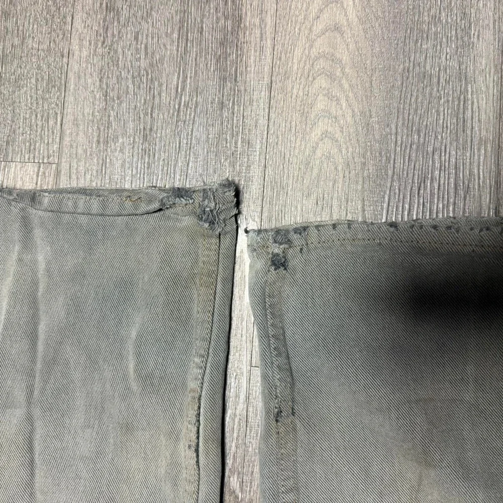 Vintage 90s Levi's‎ silver tab lean gray thrashed jeans 38x34